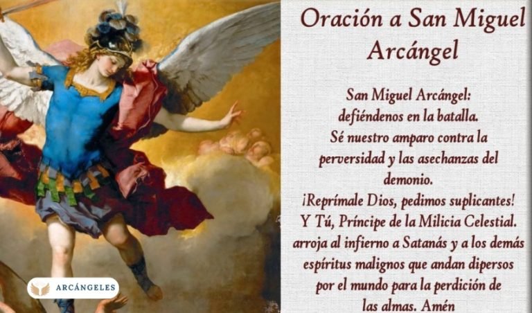 Oración a San Miguel Arcángel para la protección